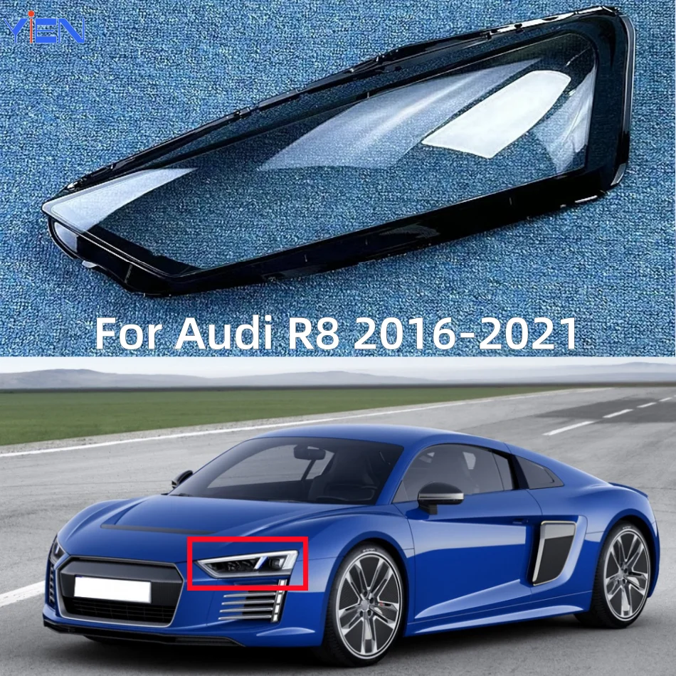

Автомобильные аксессуары для Audi R8 от 2016 до 2021, пылезащитная крышка для фар, замена оригинальных линз