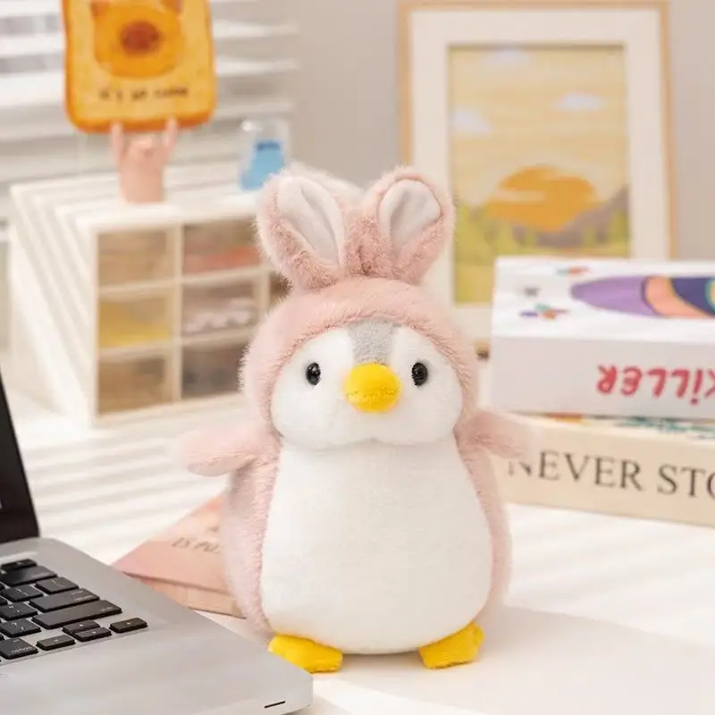 Latest Transformation Penguin Doll Kawaii Stuffed Plush Toy Handmade Doll Cartoon Anime Cute Children's Birthday Gift Doll