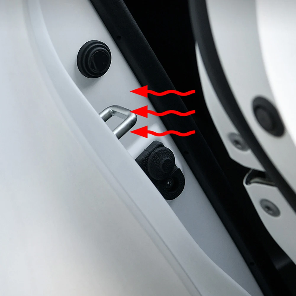 4Pcs Car Stickers Car Door Shock Absorber Gaskets For Dodge Charger Journey 2009 Challenger Ram 1500 Caliber Durango view 4