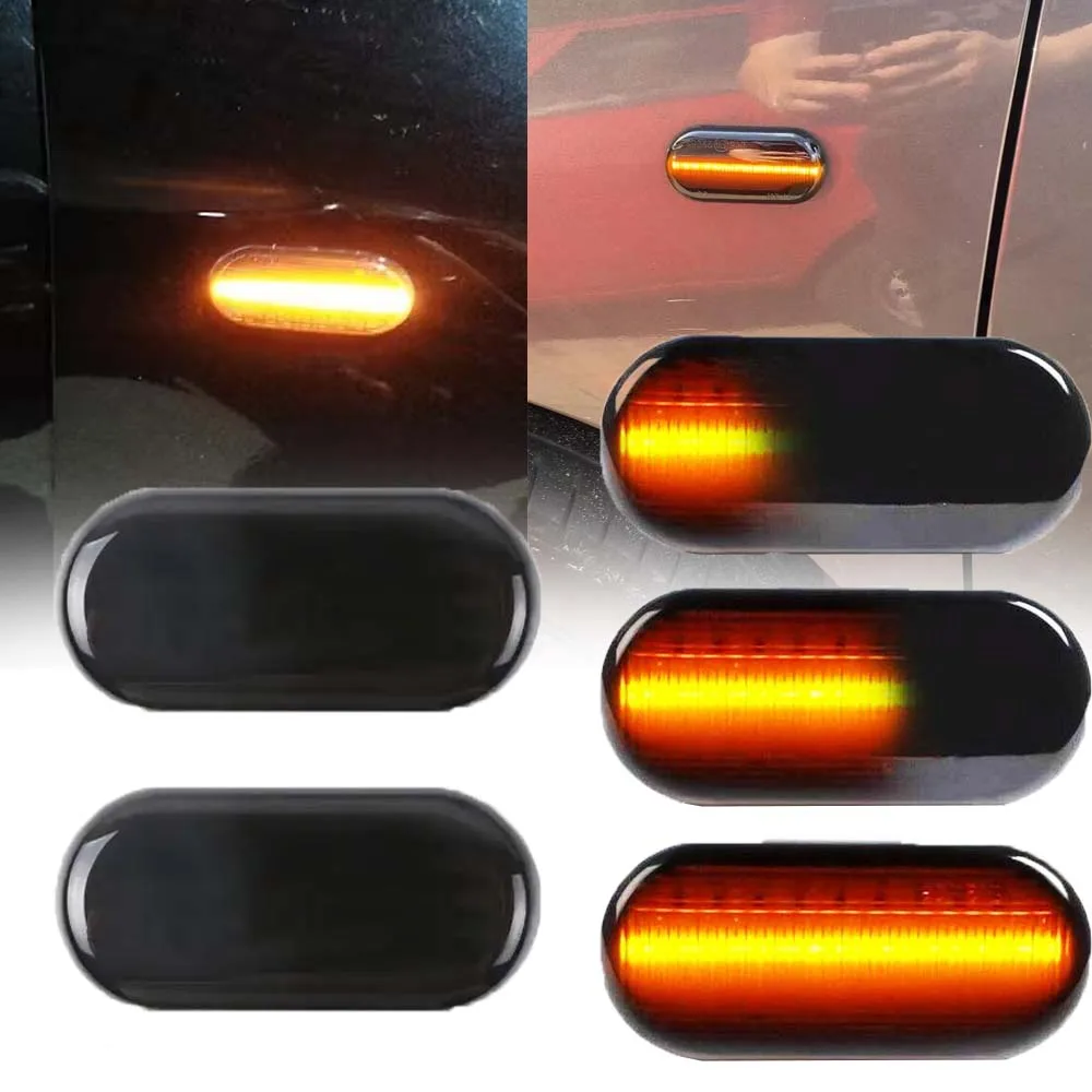 

For Renault Clio 1 2 KANGOO MEGANE ESPACE TWINGO MASTER Led Dynamic Side Marker Turn Signal Light for Nissan Opel Smart FORTWO