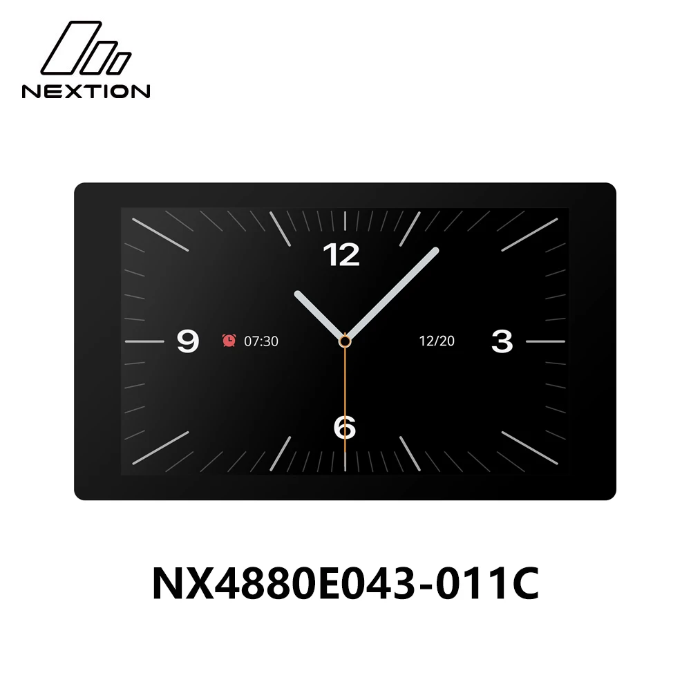 NEXTION NX4880E043-011C 4,3-inch Edge-serie HMI-aanraakscherm LCD-TFT capacitieve schermpaneelmodule Ingebouwde RTC zonder behuizing