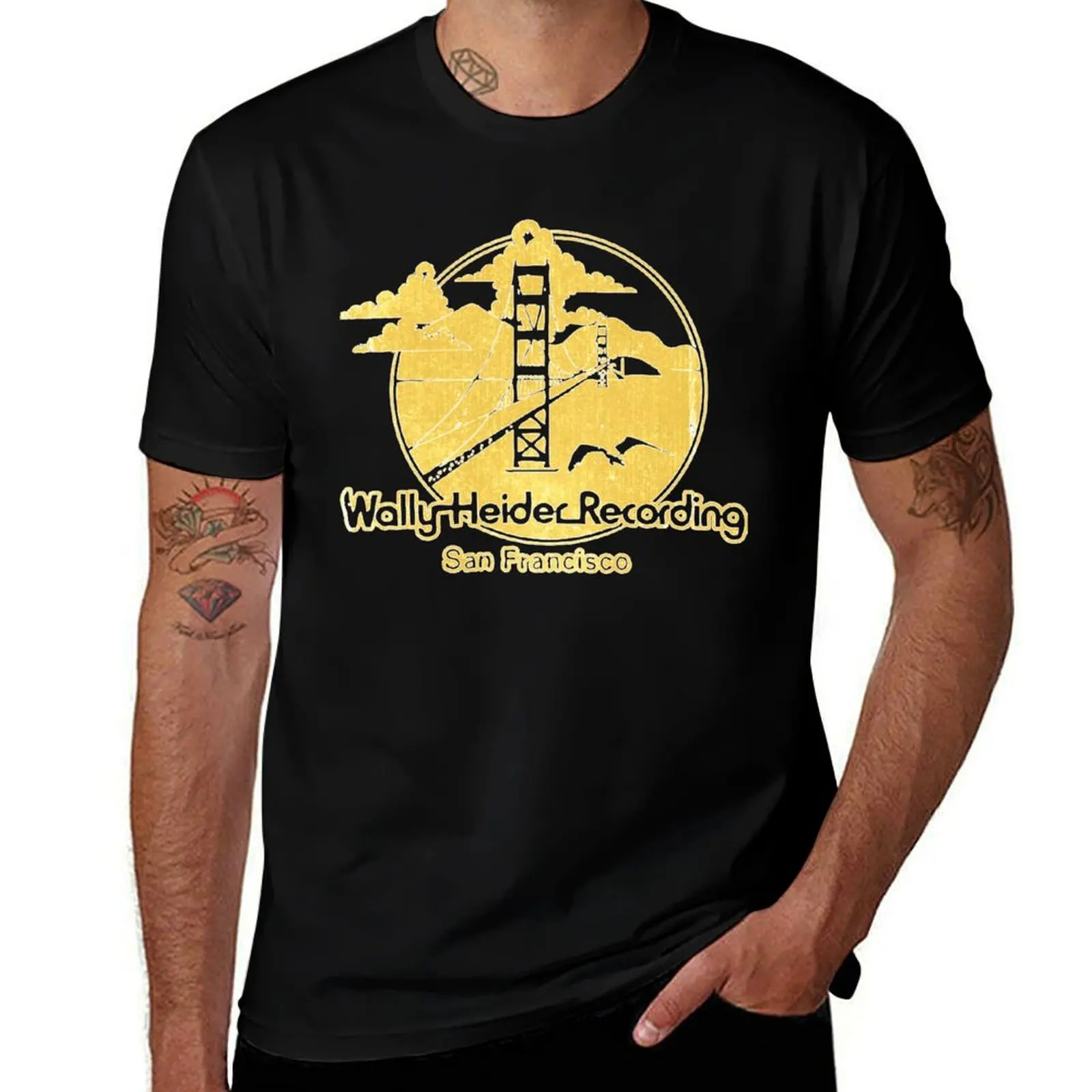 

Wally Heider Recording San Francisco T-Shirt gifts for boyfriend anime figures cotton man t-shirts Man t-shirt T-shirt men