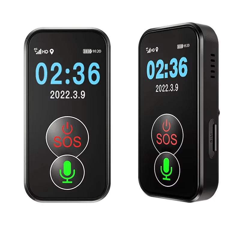 Portable 4G GPS Tracker for Elderly & Kids, Anti-Lost SOS Call Pendant with Fall Detection, Real-Time Location Tracking Device