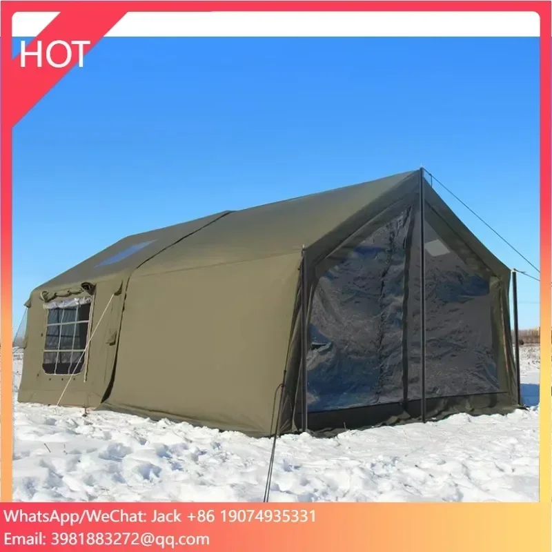 2026 Custom Professional Large Inflatable Folding Outdoor Survival Canvas Emergency Rescue Tents