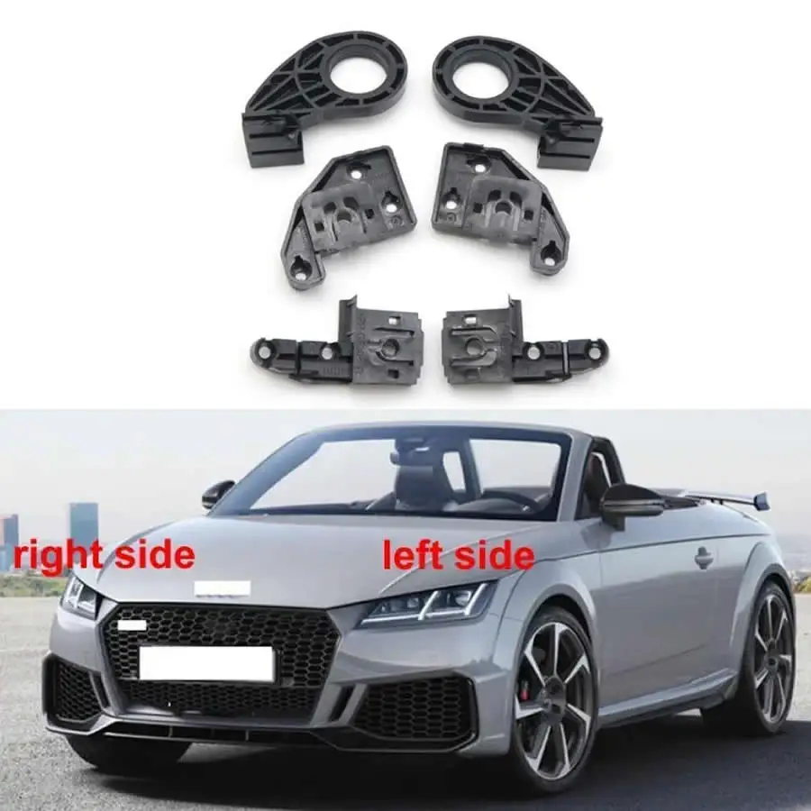 For Audi TT 2015-2022 Headlight Repair Kit Repair Claws Plastic Fixed Corners Black Light Stand Auto Replacement Parts