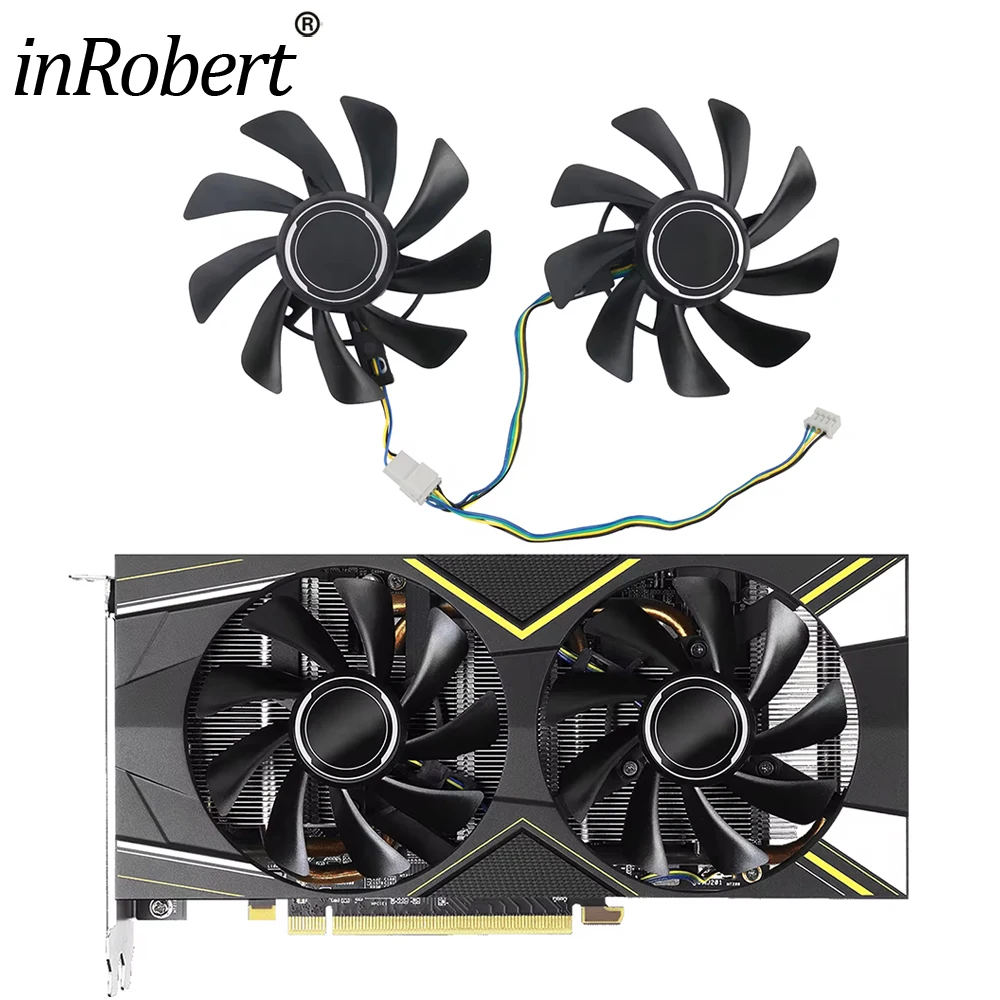 

Новый 85 мм T129215SU замена вентилятора охлаждения для видеокарты ASRock AMD Radeon RX 5600 XT Challenger D GPU