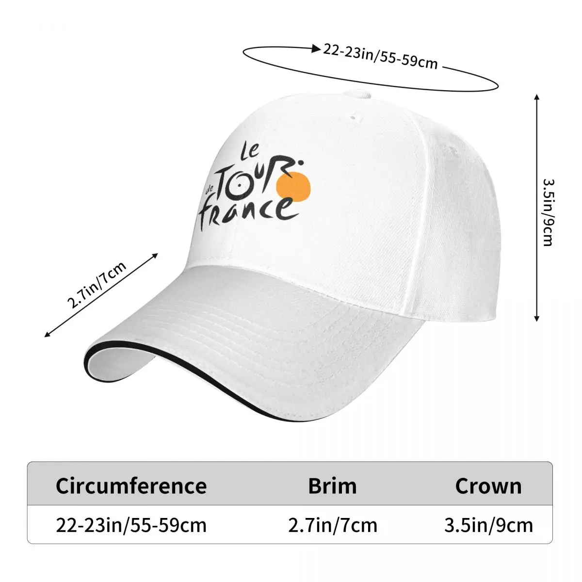 Le De Tour France Baseball Cap Cycling Competition Women Men Logo Trucker Hat Spring Street Style Sports Fashion Baseball Caps