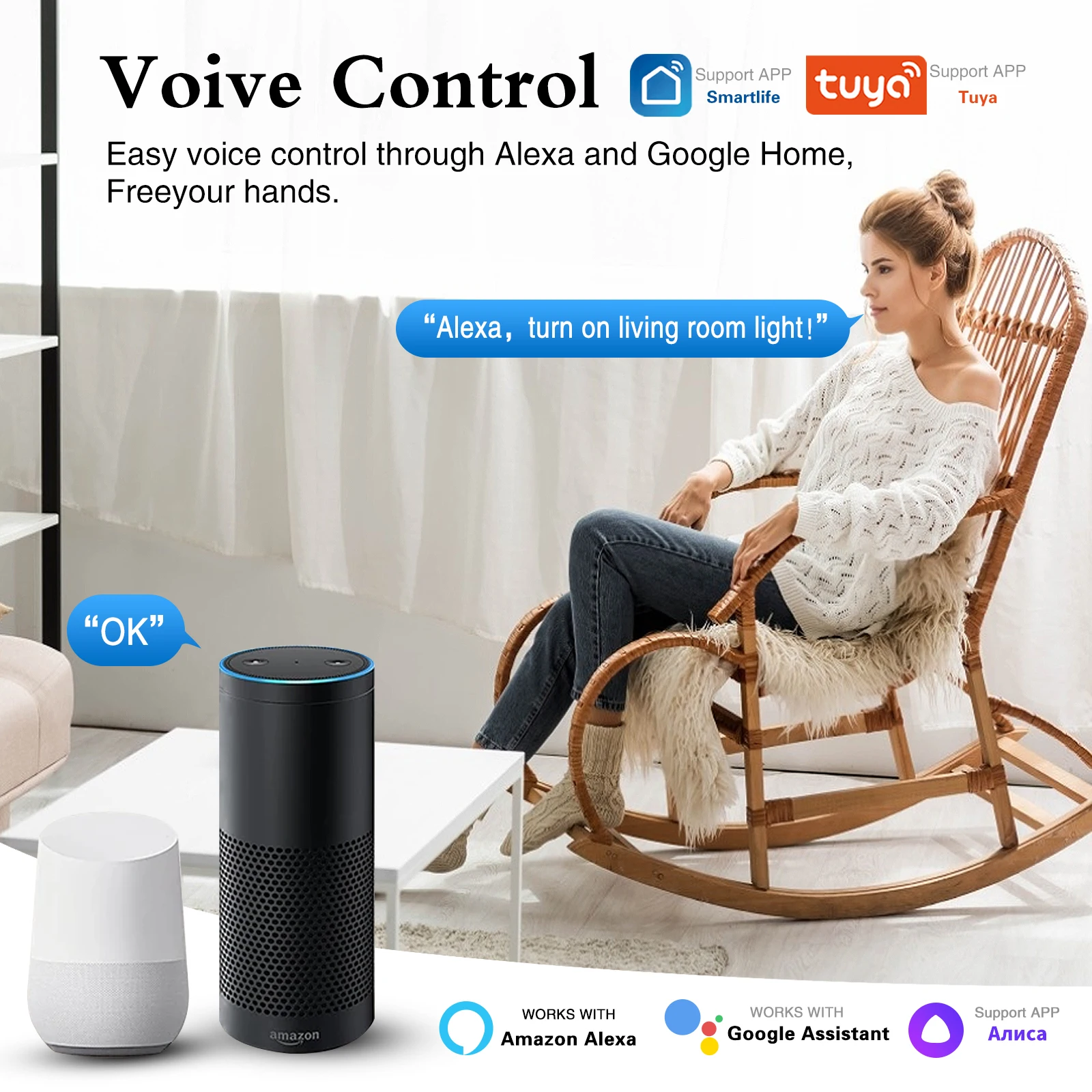 US Type Socket With Smart Wifi Touch Switch Glass Panel Sensor Button Work With Google Home Tuya Alexa Voice Control interruptor