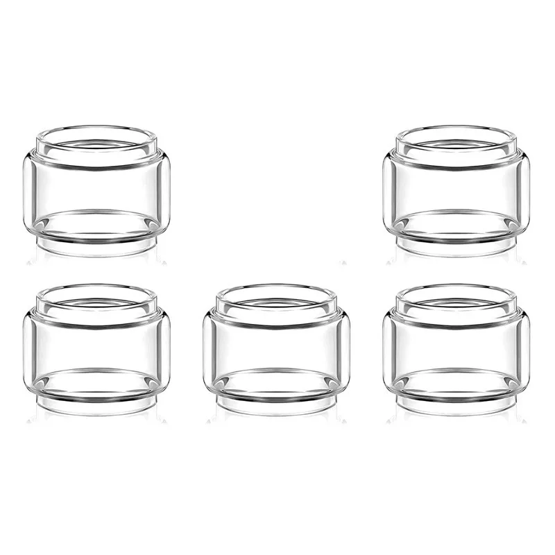 5pcs Glass Tube Fatboy Glass Tank for Zeus x RTA  Replacement Clear Machine Accessories