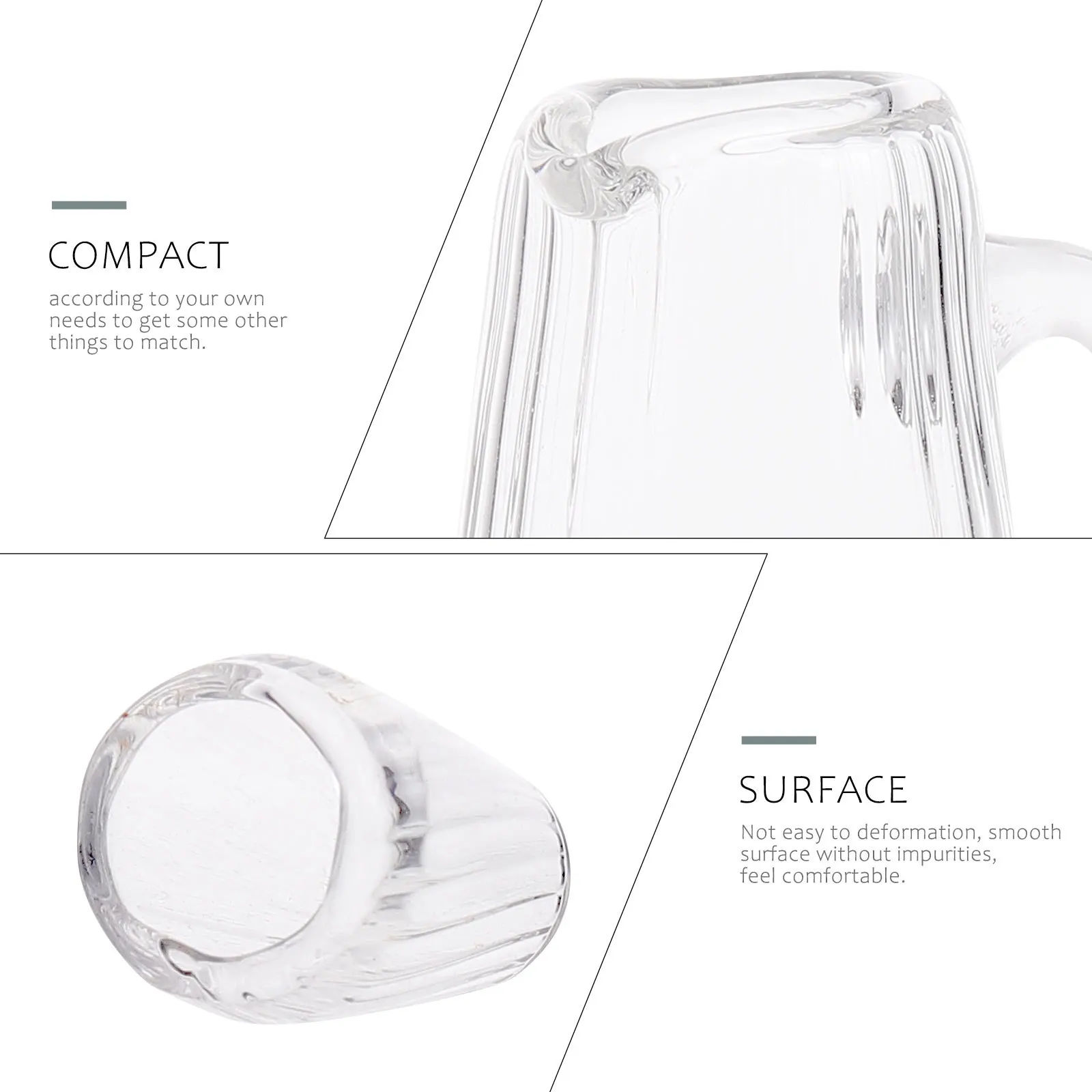 3Pcs Miniature Tea Set Realistic Simulation Teapot and Cups Compact Home Decor for Kids Natural Material Craft Smooth