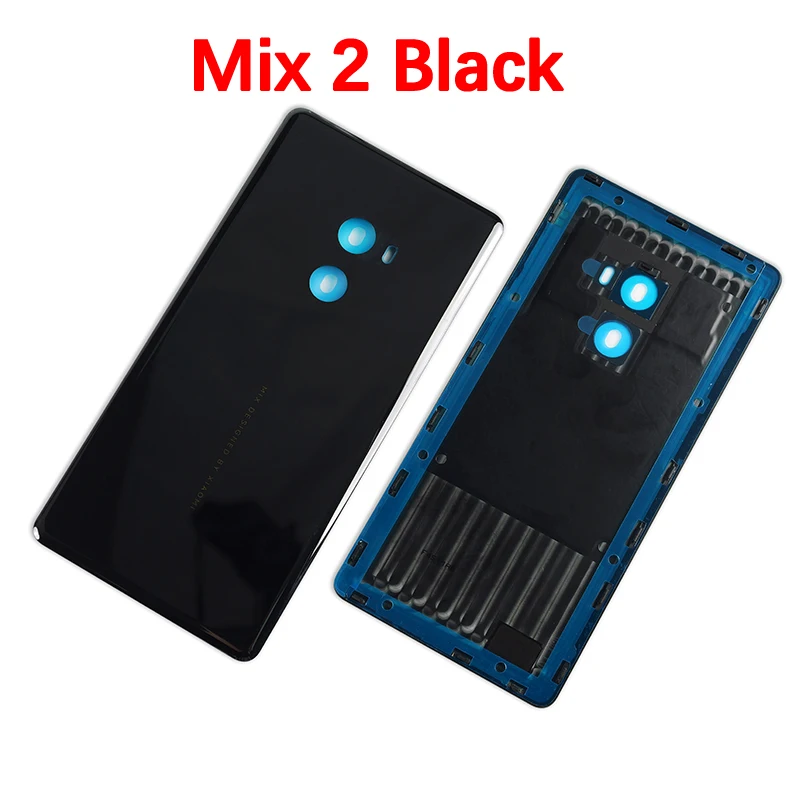 Original Rear Battery Cover For Xiaomi Mix 2S Back Door Housaing Phone Parts Shell Replacement Mix 2 Ceramic 8GB Lens With Frame