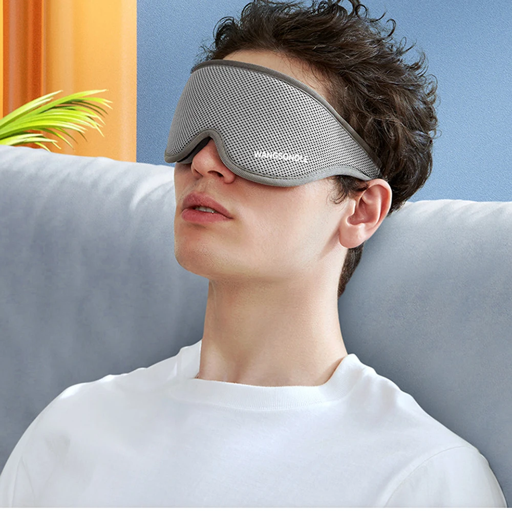 Slim Sleep Mask Lightweight 100% Blackout Eye Mask Zero Eye Pressure 3D Eye Cover Sleeping Aid Perfect for Side Sleepers