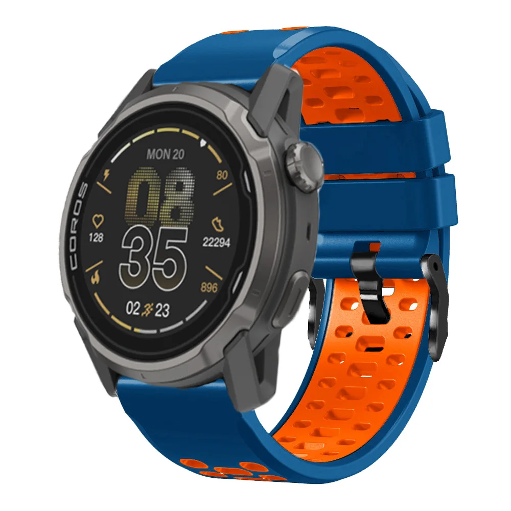 22mm 24mm Silicone Watchband for COROS PACE 4Pro 4 3 APEX 2 Pro Strap Bracelet for APEX 4 46mm 42mm Sport Replacement Band