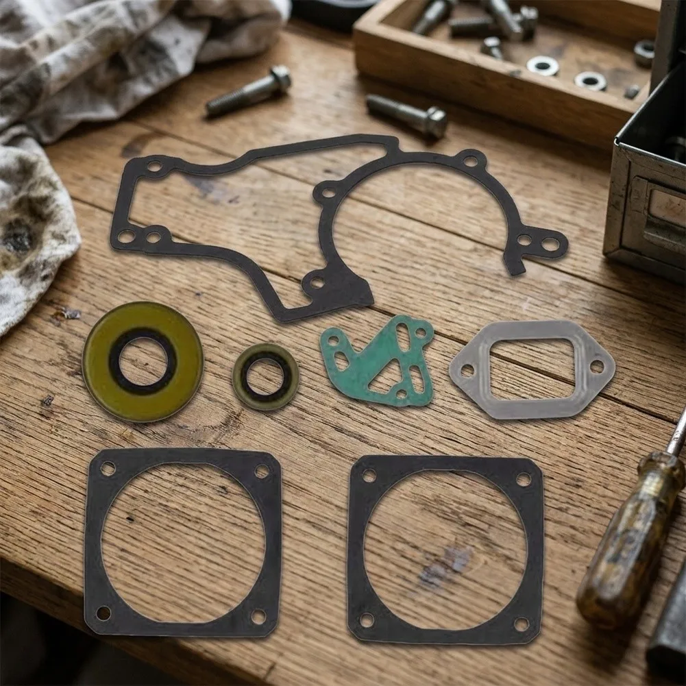 Engine Seal Washer MS380 Gasket Robust Cotton Material Direct Replacement Part 10*10*2cm For Engine Maintenance