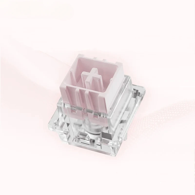 HE‑GT Magnetic Keyboard Switch, Transparent Shell Extreme RT 0.005 High Stability Magnetic Switch Replacement Parts