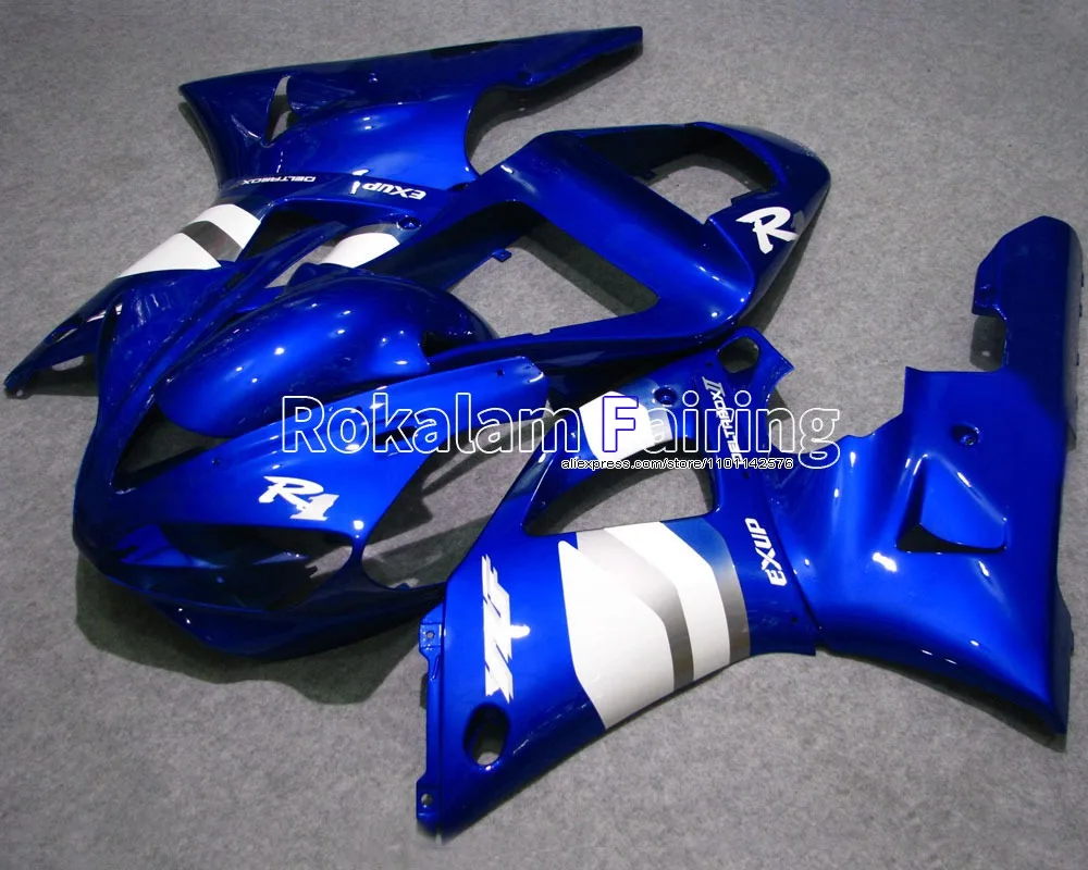 

Popular Blue Cowling For Yamaha YZF1000 R1 2000 2001 YZF R1 YZF-R1 YZF R1 Motorcycle Fairing Body (Injection molding)