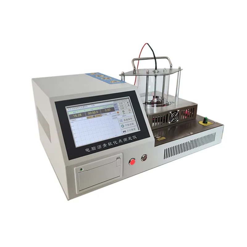 High Efficiency Bitumen Softening Point Testing Equipment Good Quality Asphalt Softening Point Tester with Printing Function