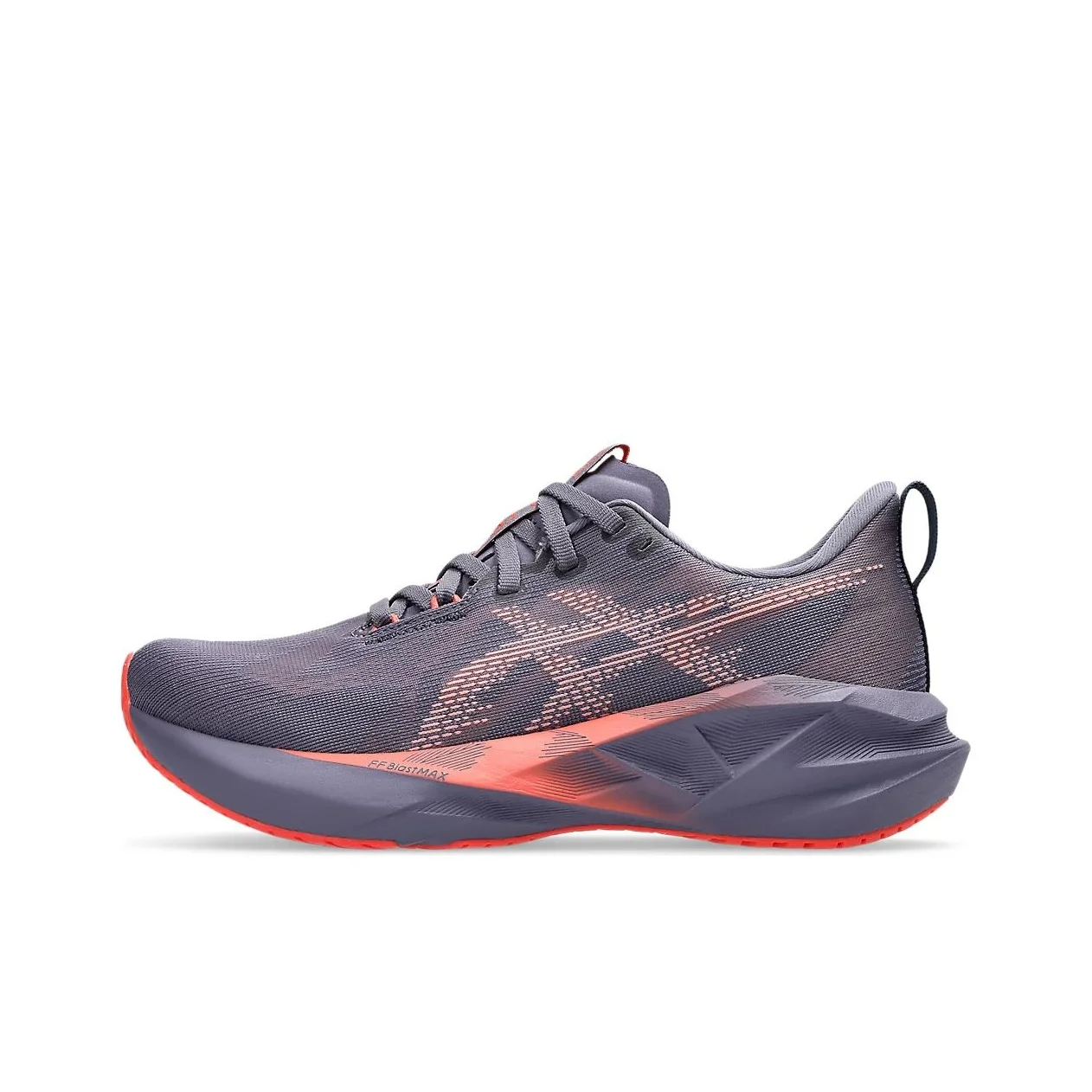 ASICS NOVABLAST 5 Running Shoes Women's Low Top Gray Purple/Orange 1012B765-500