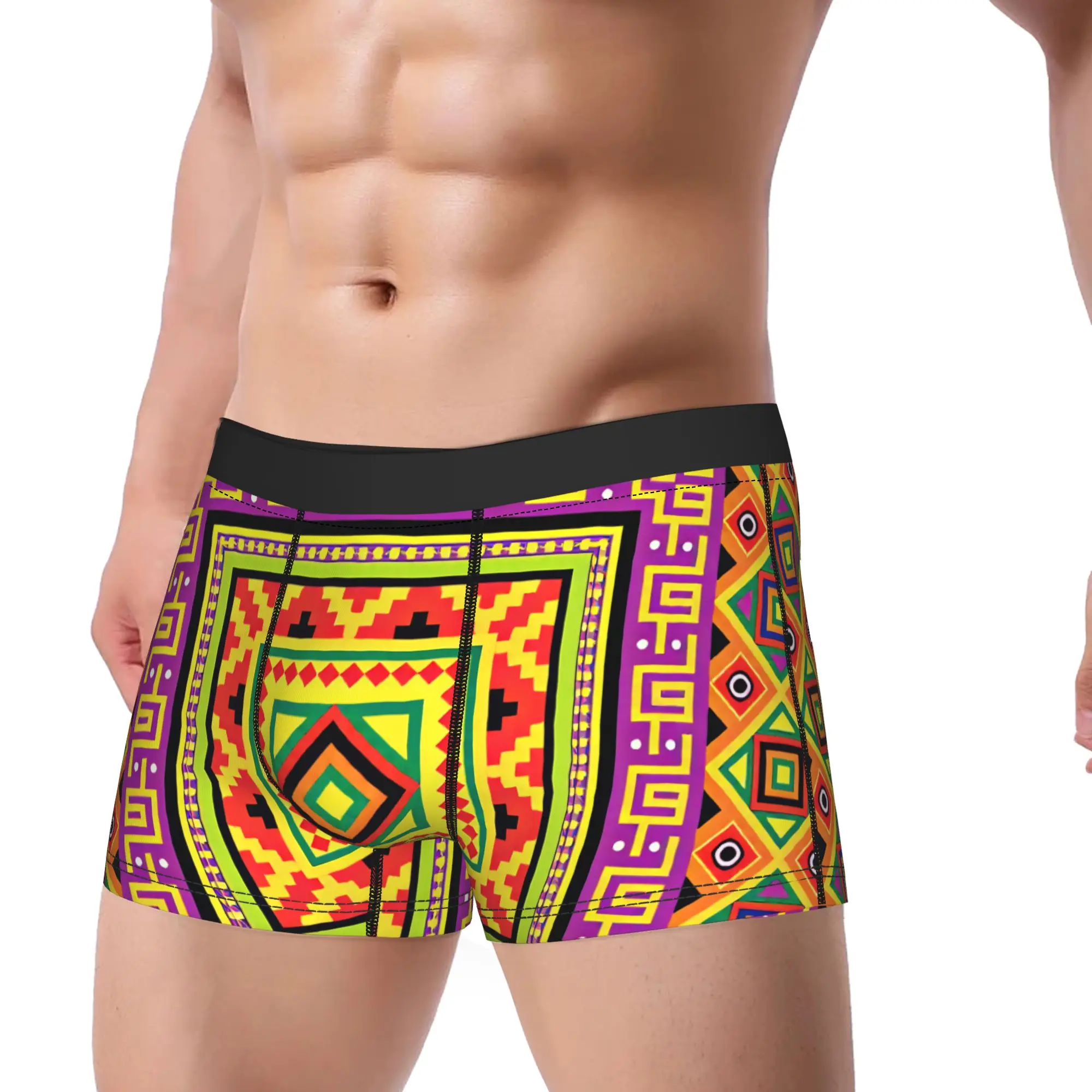 Mexican Square Underwear  Men's Boxer Brief Sexy Soft Boxershorts Hot Sale Custom DIY Large Size Underpants