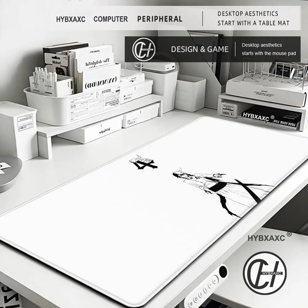 Gaming Large Mouse Pad Japan Anime Bleach HD Office Desk Mat Large Ulquiorra Cifer Keyboard Game Rubber Mousepad Non-Slip Carpet