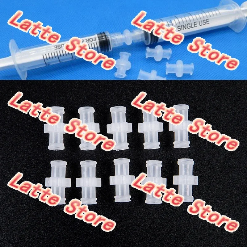 Female Luer Double Female Luer Connector Conversion Straight Through Emulsified Plastic PP Syringe Connection Thread Redemption