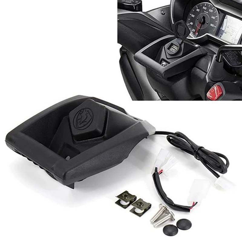 Motorrad GPS Telefon Navigations halterung USB Ladeans chluss halter Halterung für Yamaha XMax 125 X-Max 300 N-Max 155