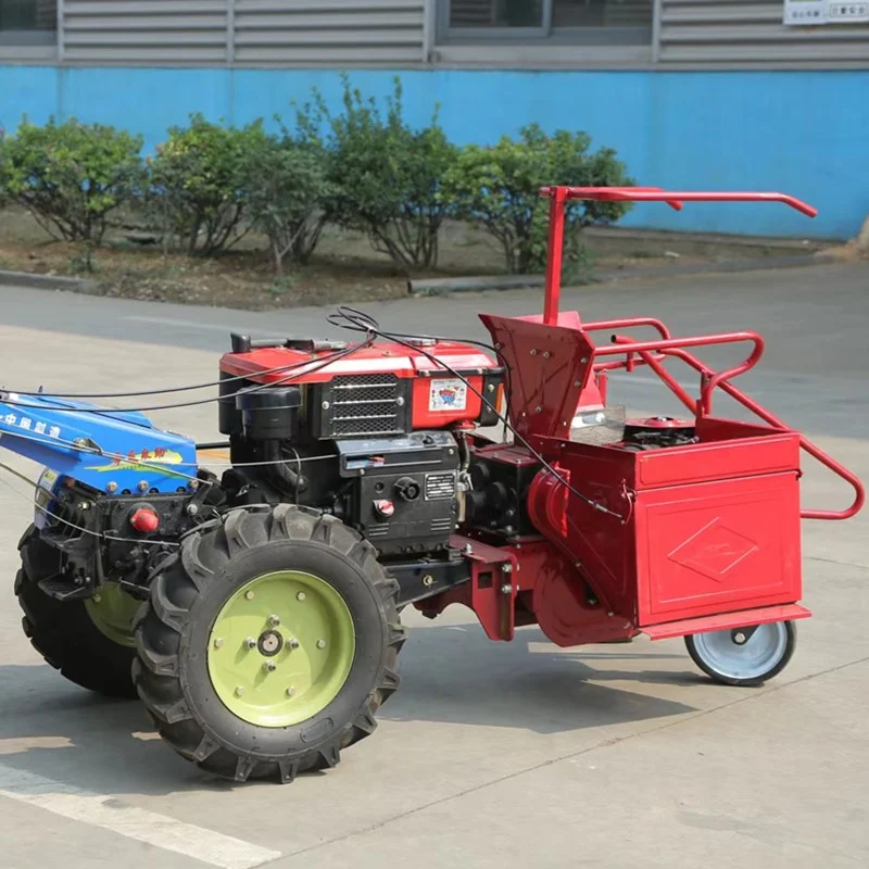 Engine Walking Tractor Powered Corn Harvester One Row Farm Implements for Sale