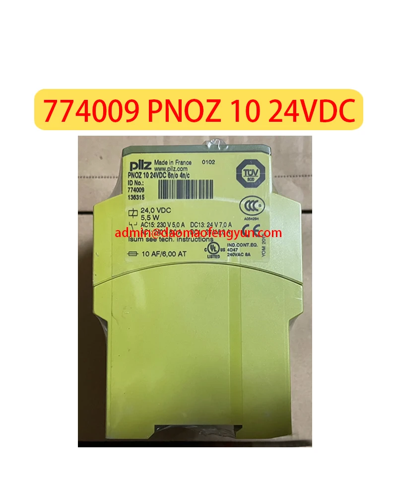

774009 PNOZ 10 24VDC Brand new Monitoring Relay，Fast shipping