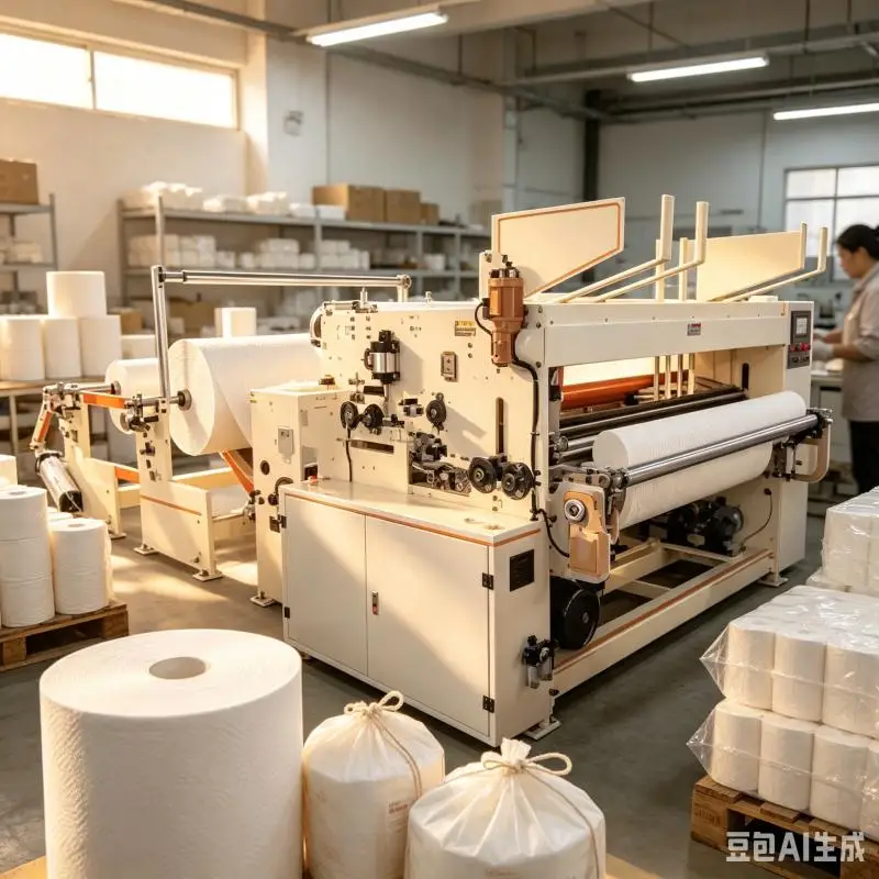 Automatic Toilet Paper Roll Machine Customized High Capacity Tissue Paper Manufacturing Line Reliable Industrial Equipment