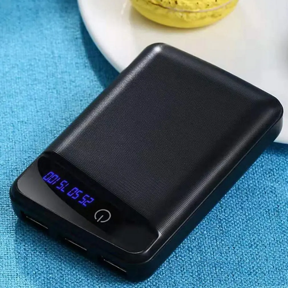 18650 Battery Charger Cover Power Bank Case DIY Box 3 USB Ports Digital LCD Display Battery Shell Box Case DIY KIT