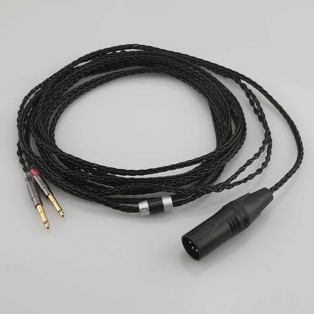 Alta qualidade 4 pinos xlr balanceado occ banhado a prata cabo de fone de ouvido para mede99 clássicos 99neo neo encore