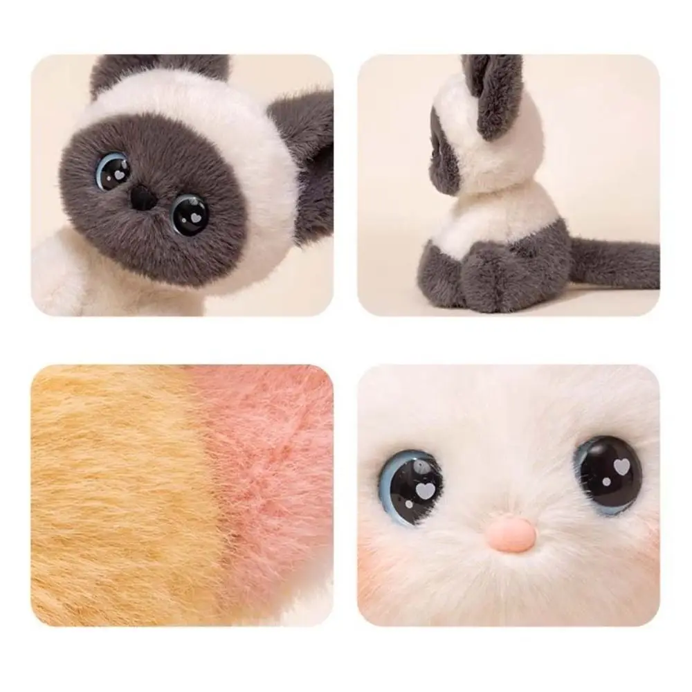 ตุ๊กตาแมวคาวาอี้ ขนาด 24 ซม. นุ่มมาก ของขวัญสำหรับนอนกอด ตุ๊กตาสัตว์นุ่มๆ