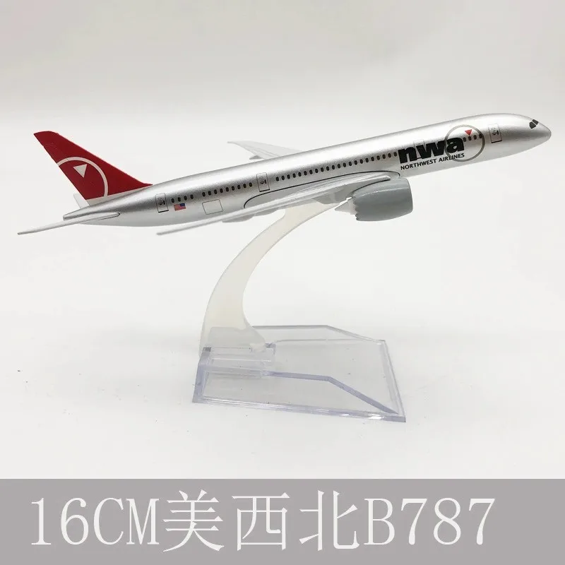 1/400 Scale Alloy Metal B787 Plane Model Air Northwest 787Airways 16cm Airplane Model Collectible for Aviation Enthusiast