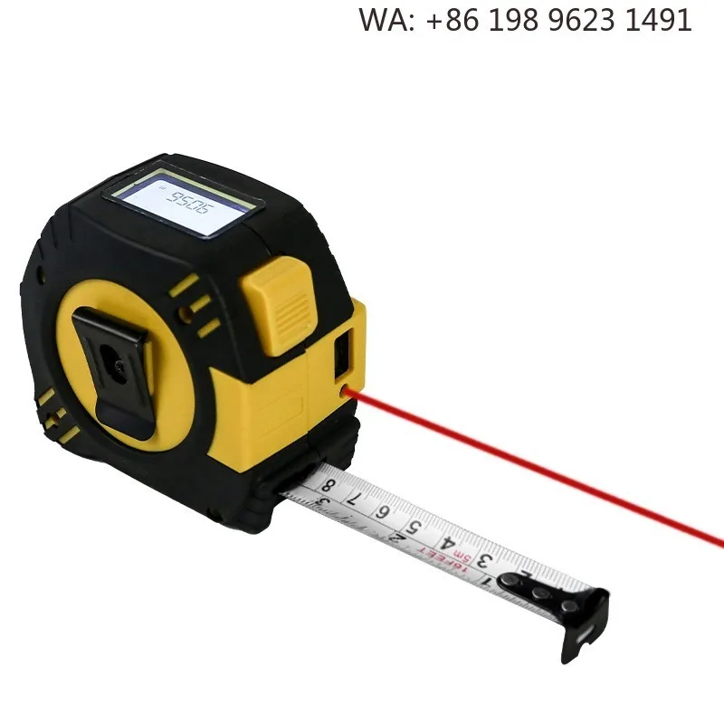 Multifunctional 3 In 1 Rangefinder 40m With 5m Tape Backlight Area Volume Calculation Survey Tool