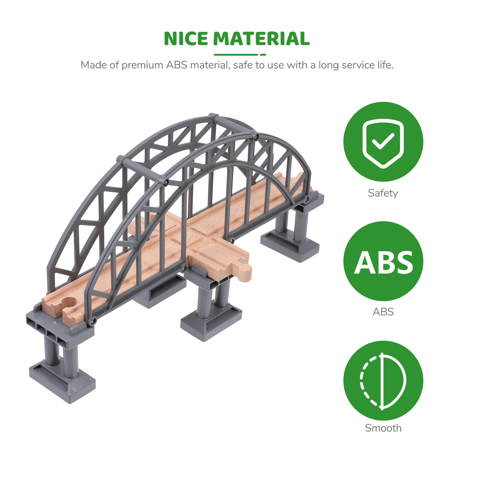 Playset กลางแจ้งฉากรถไฟของเล่นการเรียนรู้ของเล่นรถอุปกรณ์เสริม Prop สีเทาเด็ก Bulk Rail Track รุ่น