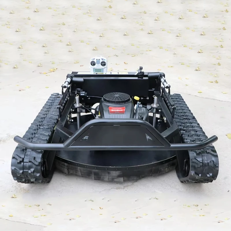 

Multifunctional remote control crawler mini lawn mower robot small robotic garden mower for wasteland mowers on road slopes