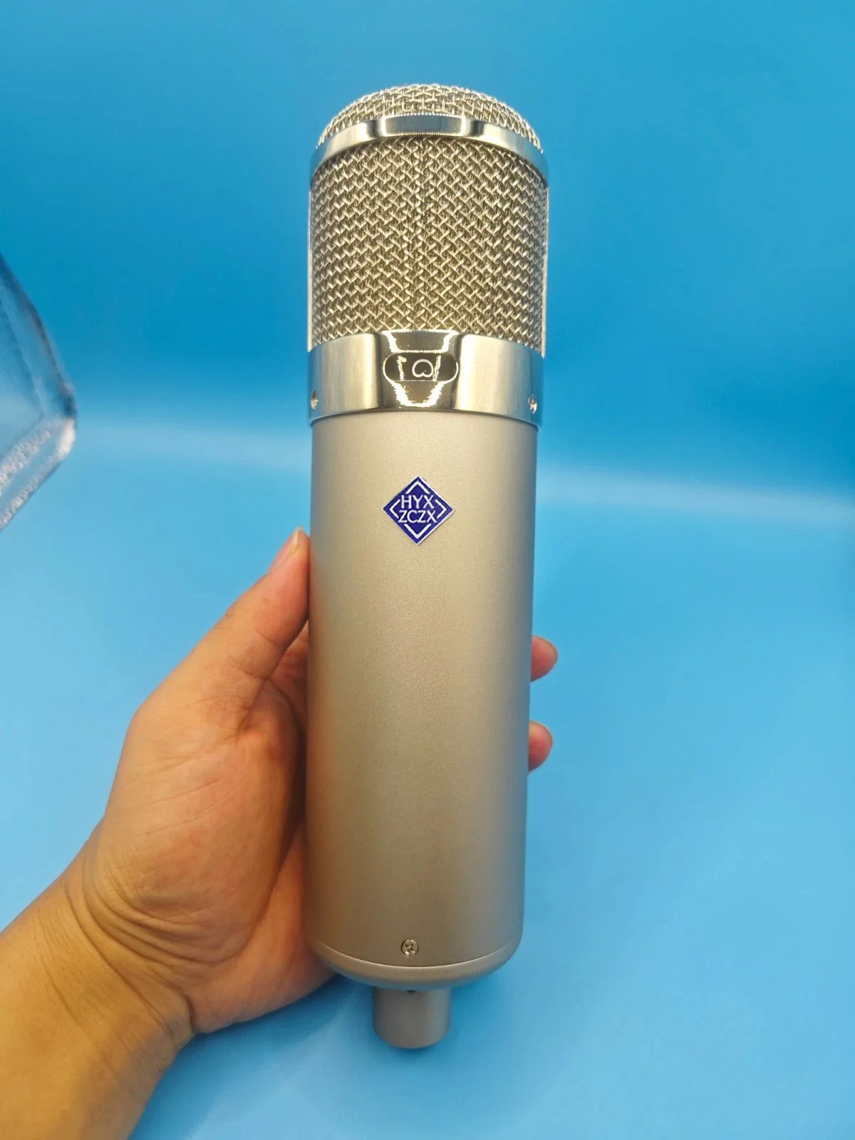 HYXZCZX-U47 Large Diaphragm Condenser Microphone Cardioid Studio Mic Power For Vocal Recording Podcast Live Streaming