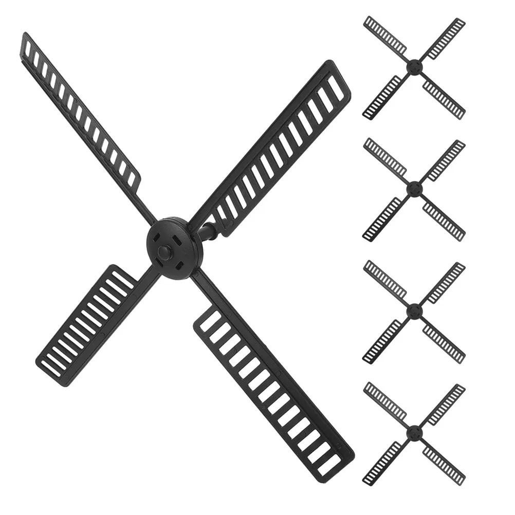 5Set Windmill Fan Blades Solar Powered Waterproof Outdoor Dutch Leaves Yard Patio Lawn Garden Ornament Replacement Parts