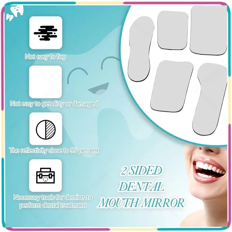 

Зеркало для рта B13C, отражатель укуса, зеркало для внутриротовой фотографии, двухсторонний внутриротовой отражатель со стеклянным покрытием