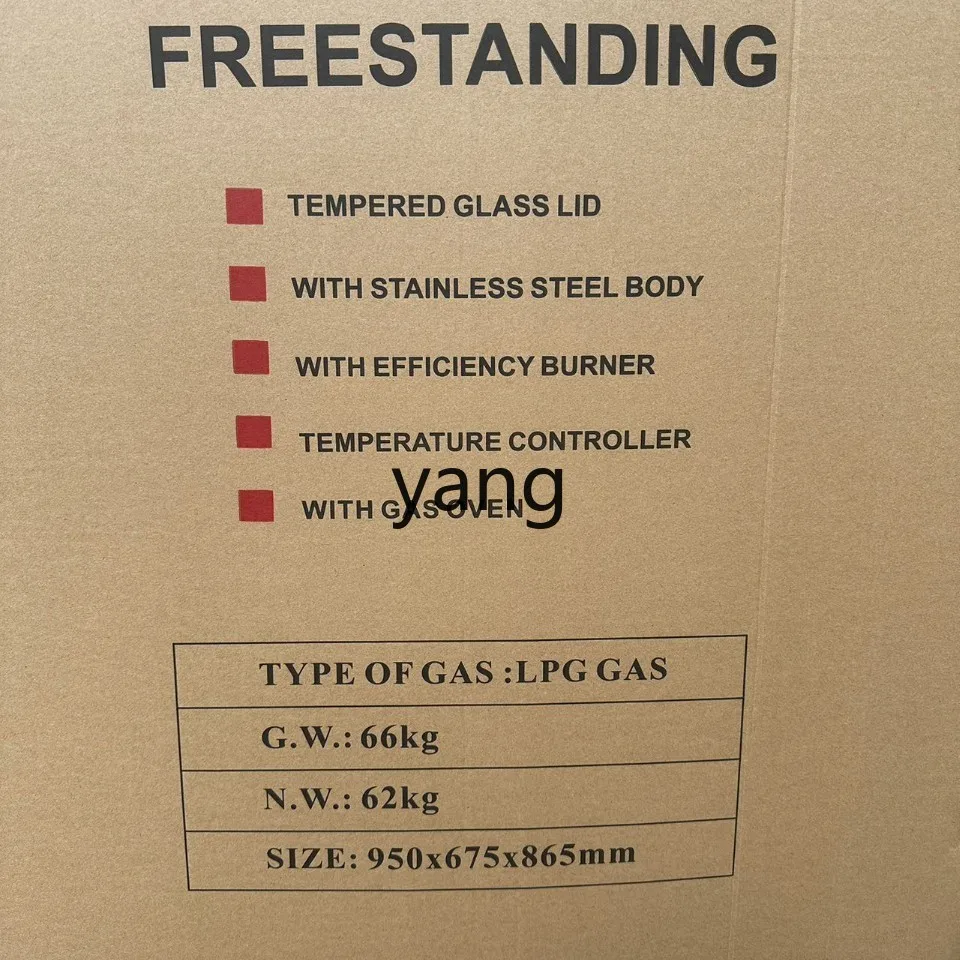 CX 4 Gas- und Elektroherd mit Backofen, einteilig, vertikal