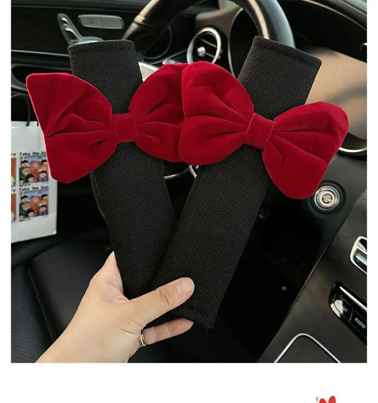 Leuke Boog Autogordel Schouder Cover Autogordel Cover Anti-wreckhold Auto-interieur Accessoires Meisje Gift