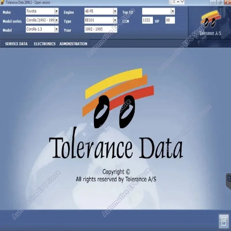 2026 hot selling newest   Software Tolerance Data 2009.2 Auto Repair Data with Free Keygen Unlimited Installation send