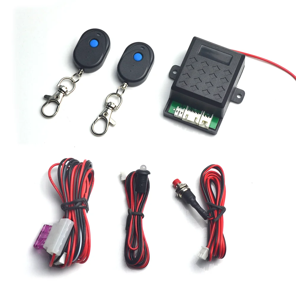 

Anti-Hijacking Intelligent Circuit Cut Off Kit Car Remote Control 12V Keyless Access System Auto Unlock Immobilizer Device