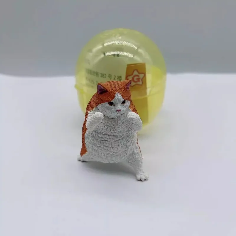 Original Yell Japan Gashapon Figure Anime Cute Mini Little Animal Hamster Cat Figurine Kawaii Action Figure Capsule Toys Gift
