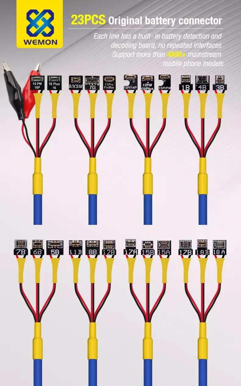 OSS S115 Pro All in One Power Cord for iPhone 7-16 Promax Mobile Phone Repair Battery Activation Android Startup Iboot Cable Pro