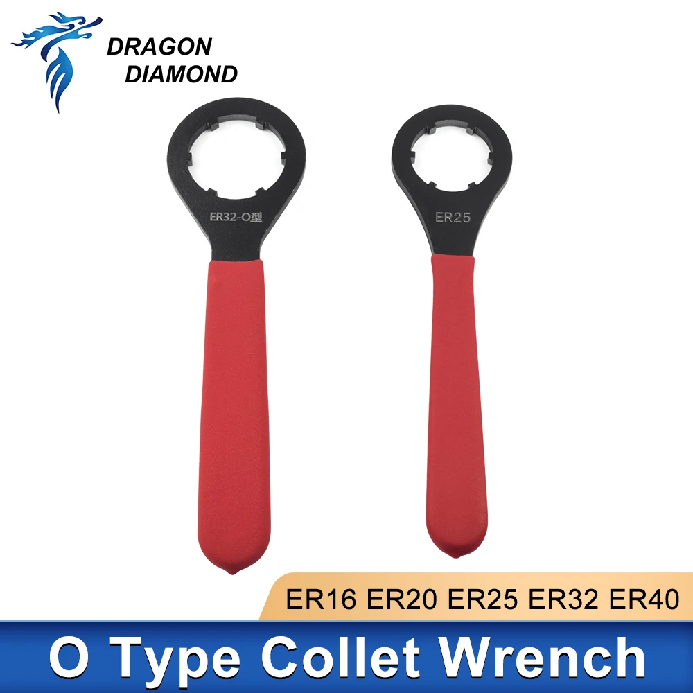 

Dragon Diamond 1PC O Type ER20 ER25 ER32 ER40 Collet Wrench For ER Nut Collet Chuck Wrench Spanner Milling Machine