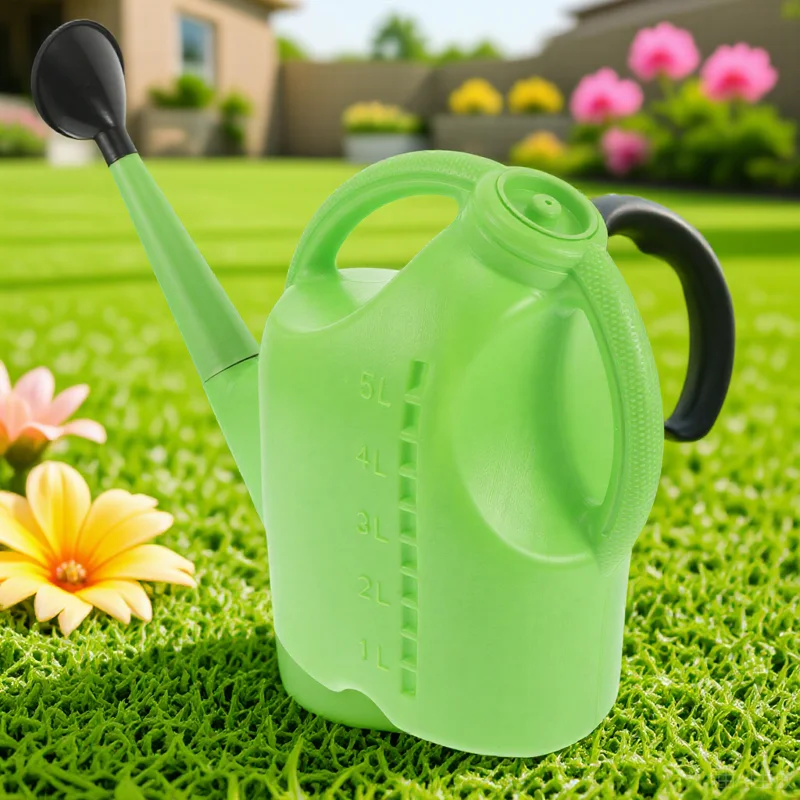 

1pc Sturdy Watering Can Large Capacity Sprinkling Bottle Garden Sprayer Long Nozzle Lightweight Plastic Pot For Balcony Indoor