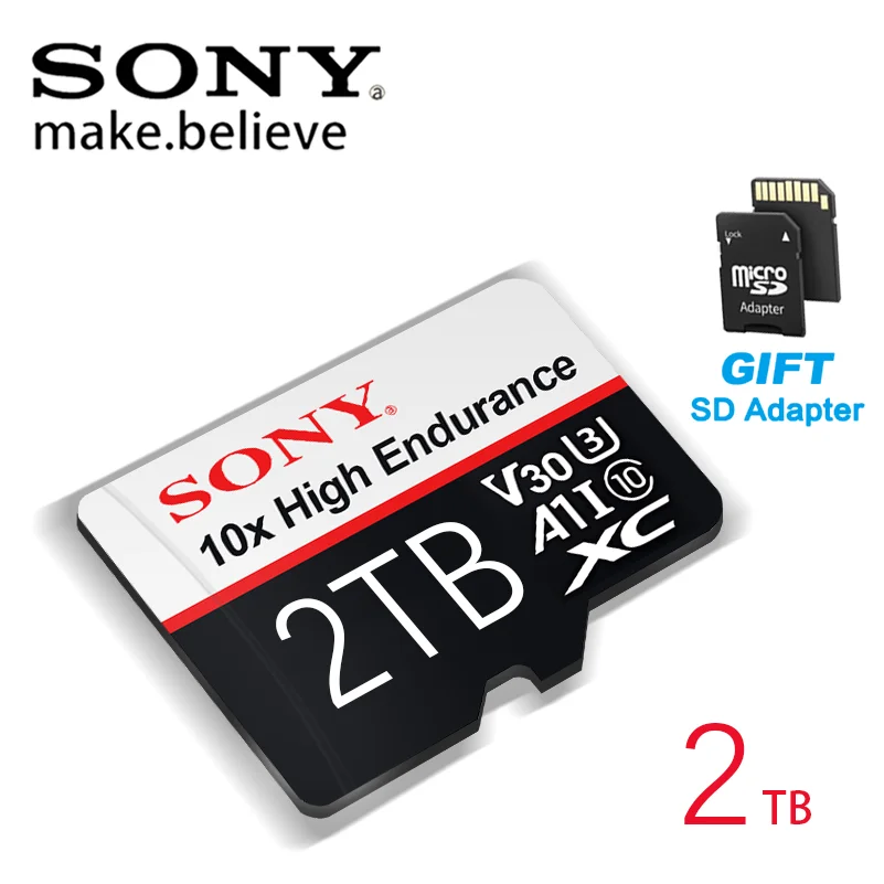 

Карта памяти Sony SD 2 ТБ A1 V30 U3, высокоскоростная, класс 10, Micro TF карта 1 ТБ, 512 ГБ для Nintendo Switch, ПК, игр, DSLR камер