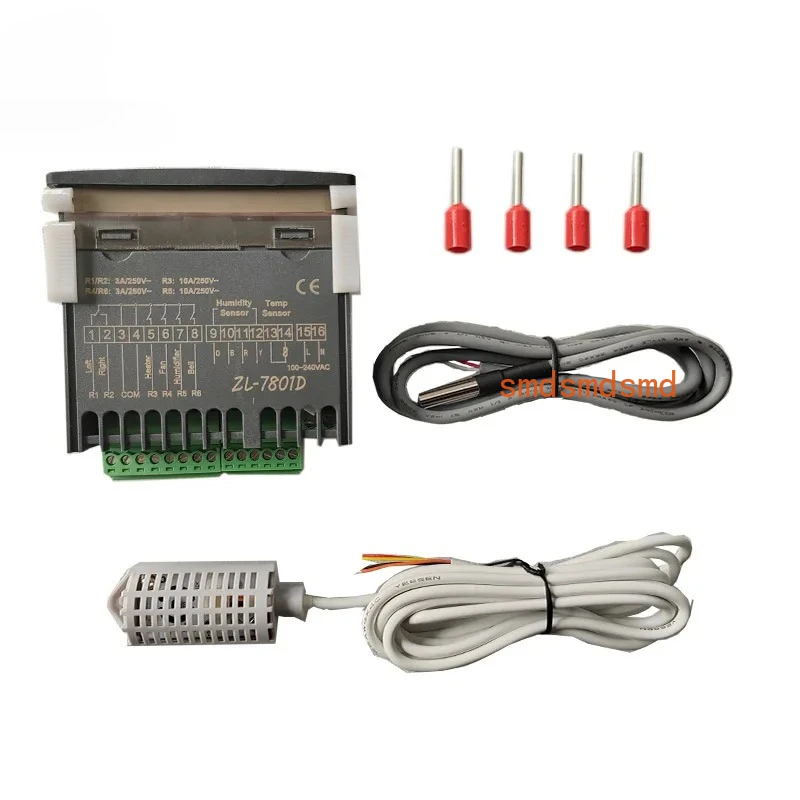 ZL-7801D, Egg, Incubator Controller, Hygrostat Thermostat, Temperature and Humidity Controller, Lilytech, Xm18