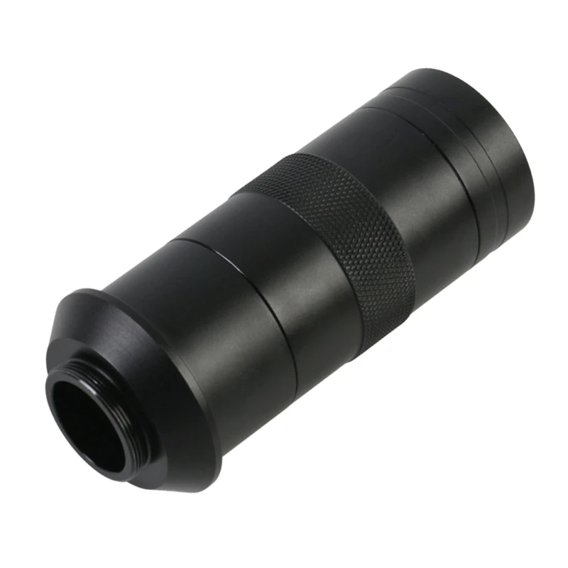 ipiip Monocular 8x-100x 40mm-100mm C-Mount Zoom-Glass Lens Eyepiece Suitable for Industry Lab- Microscope Camera Durable